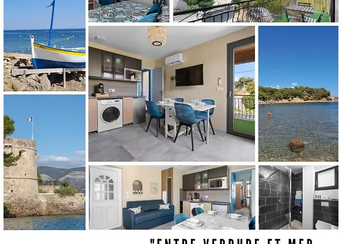 Reves Bleus, T2 Proche Plage Des Sablettes, Clim, Wifi, Place De Parking