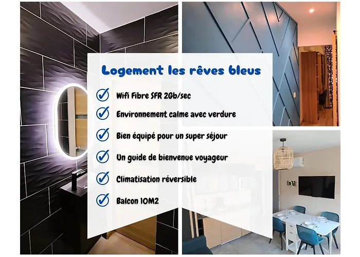 Reves Bleus, T2 Proche Plage Des Sablettes, Clim, Wifi, Place De Parking